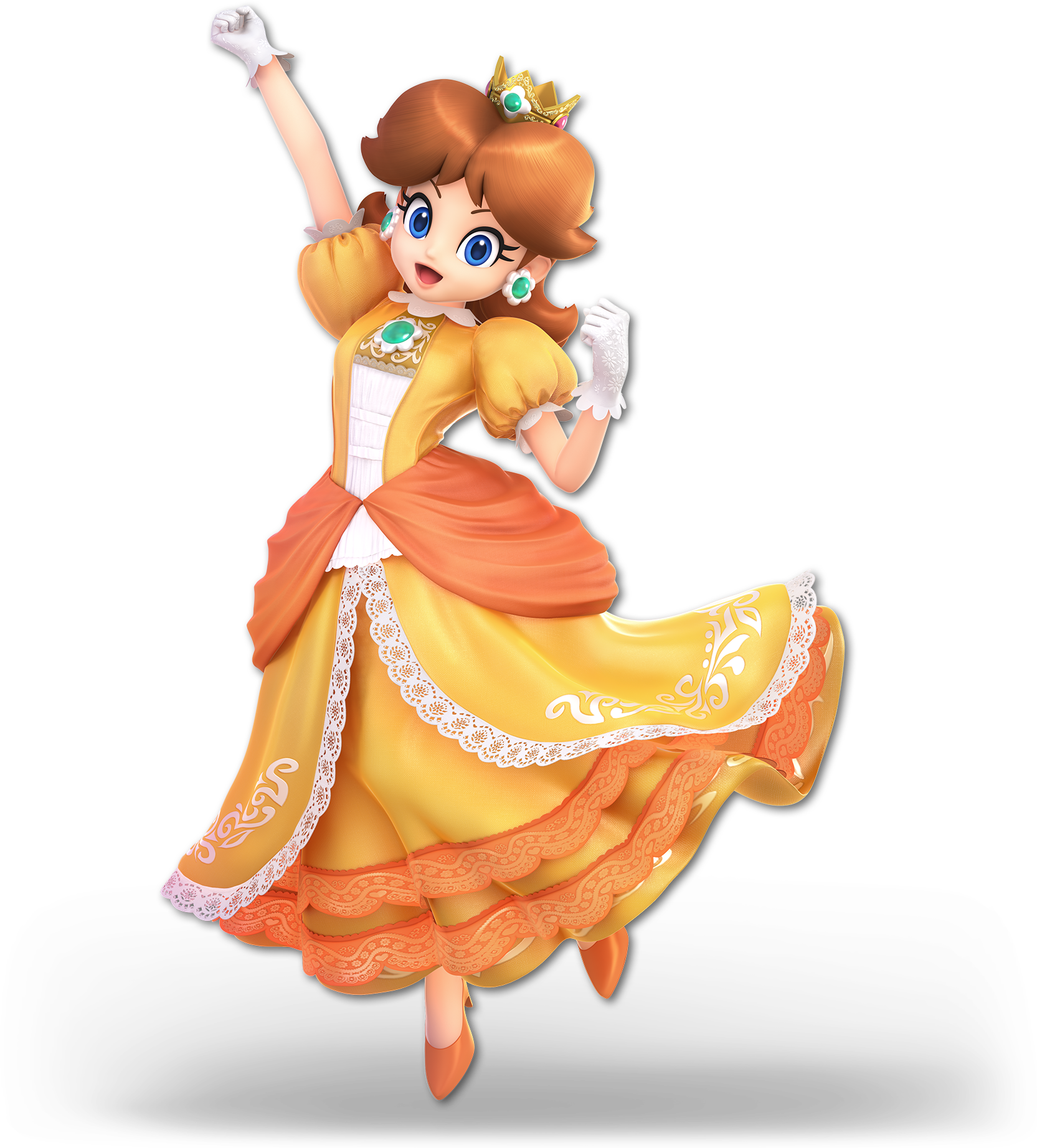 Super Mario Princess Daisy Bilscreen