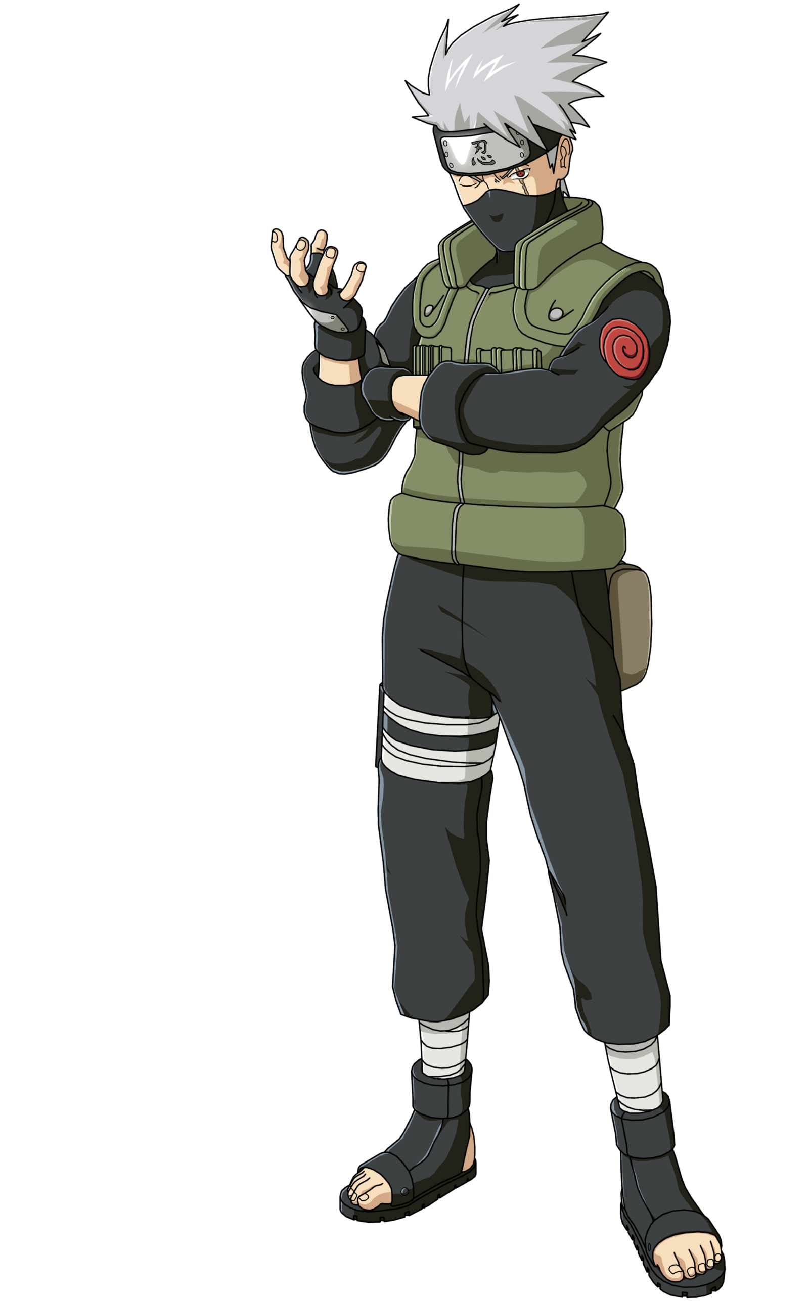 kakashi full body drawing