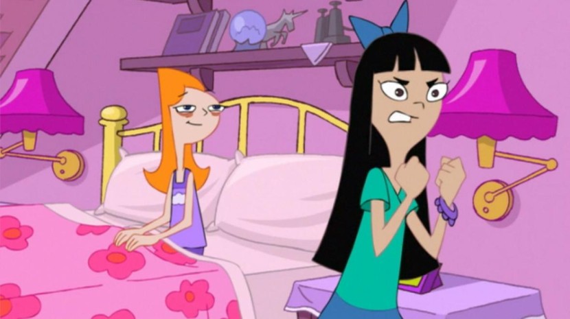 Imagen Stacy Hablando Con Candace Phineas Y Ferb Wiki Fandom