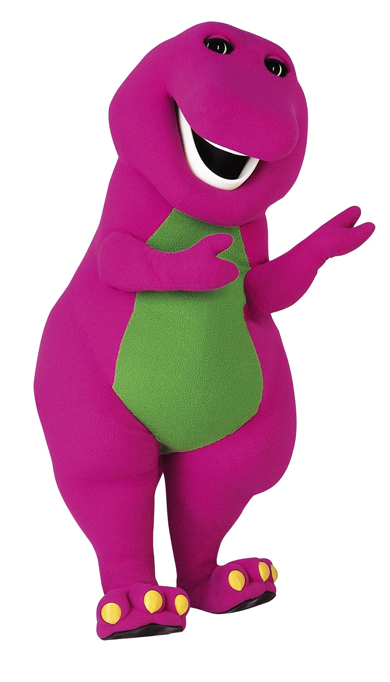 Barney the Dinosaur as a hero