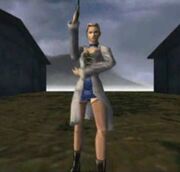 Protagonist Margarete in battle