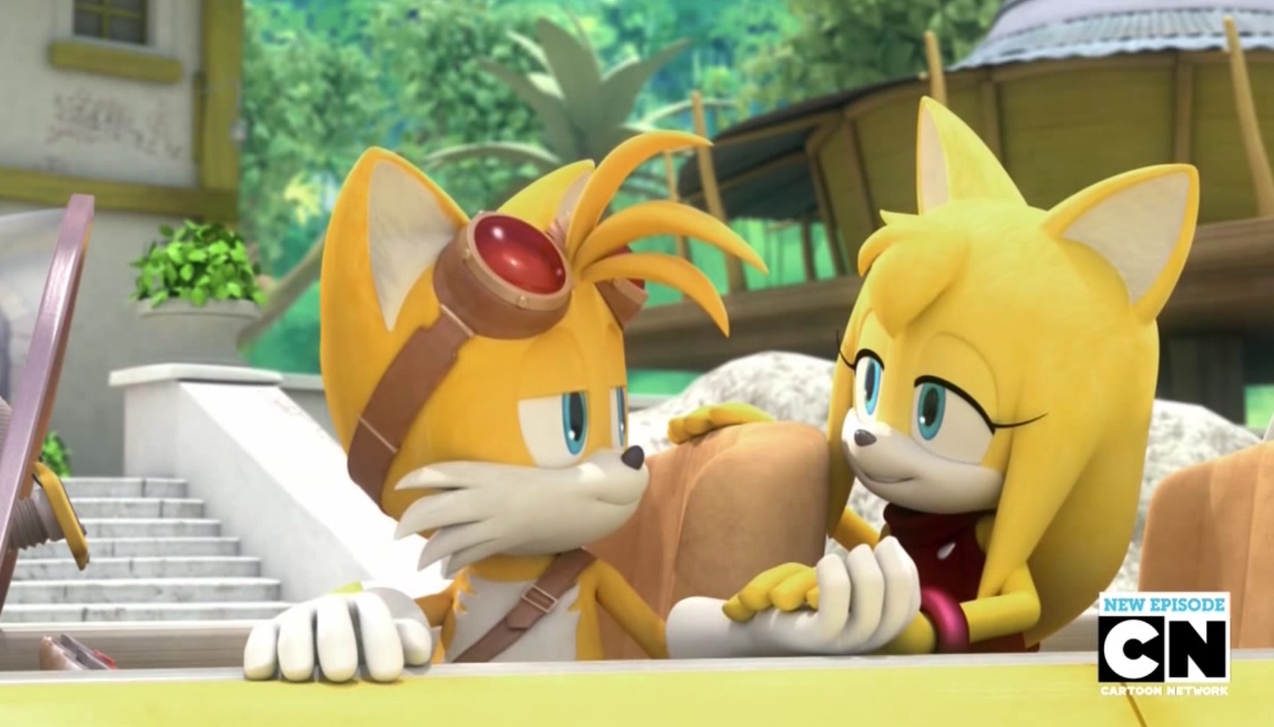 What is the title of this picture ? Image - Tails and Zooey 3.jpg | Heroes Wiki | FANDOM powered by Wikia