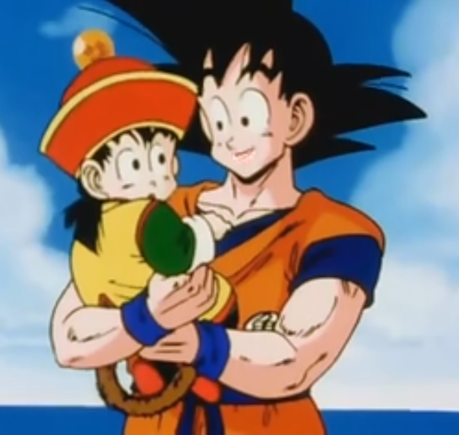 Image result for goku and gohan saiyan saga