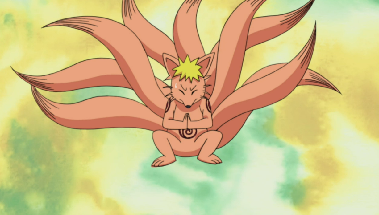 Image Naruto's first attempt transformation to the