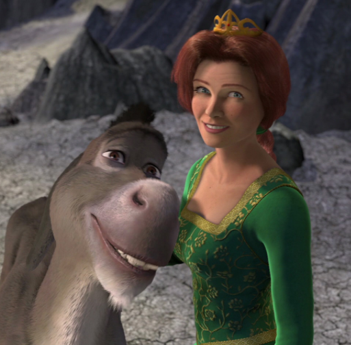 Image - Donkey and Princess Fiona smiling proudly.png | Heroes Wiki ...