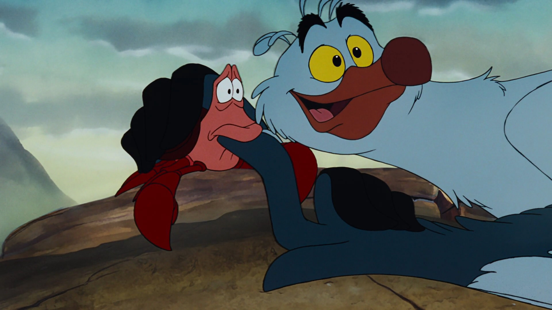Персонаж удивлен. Русалочка / the little Mermaid (1989). Удивление из мультика. Удивленный герой мультфильма.
