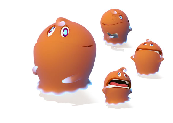 Pac Man Clyde - 584x416 - png Pac Man Clyde