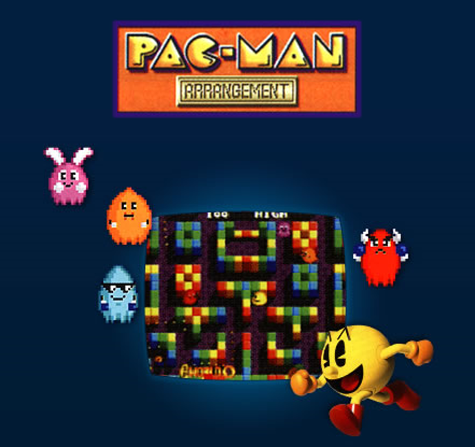 pac man arrangement 1996
