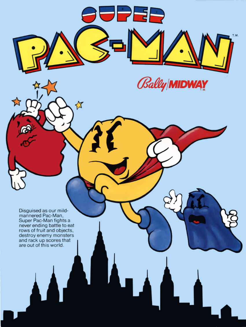 image americian super pac man flyer png pac man wiki fandom pac man flyer