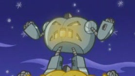 Calabaza Robot de Plata