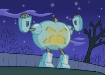 Calabaza Robot Diamante