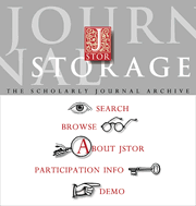Jstor - splash