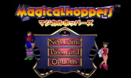 Magical hoppers main menu