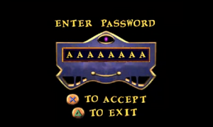 Pandemonium password screen