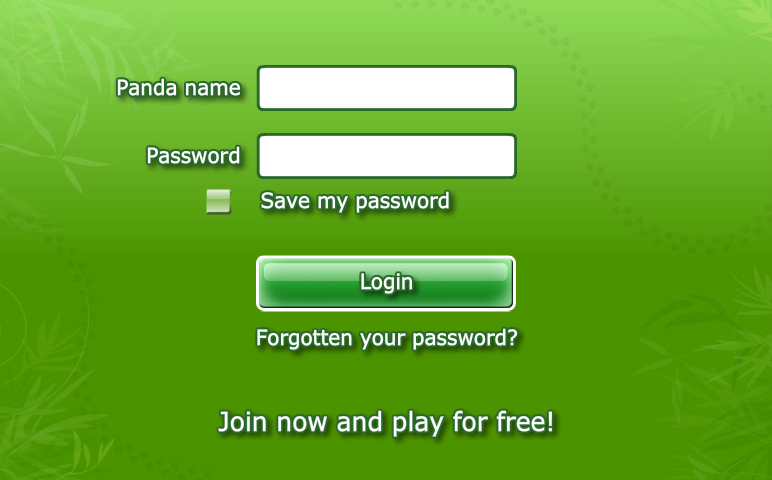 panfu accounts and passwords