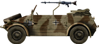 Kubelwagen mit MG34