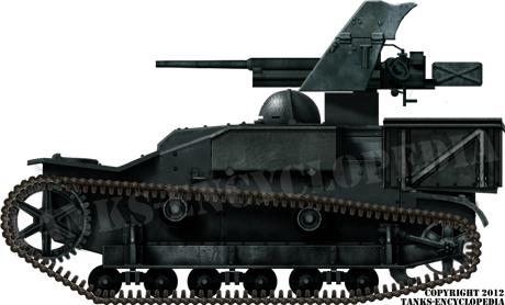 Selbstfahrlafette für 3,7cm Pak 36 auf Renault UE(f) Version 2 ...