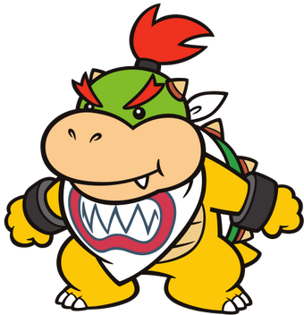 Bowser Jr Paper Shin A K A Keroro Gunsou Wiki Fandom
