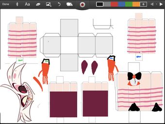 roblox papercraft template Hazbin Hotel Papercraft Papercraft Wiki Fandom