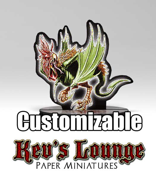 Cockatrice Mini Kev S Lounge Terrors Of The Dungeon Papercraft Gaming Wiki Fandom