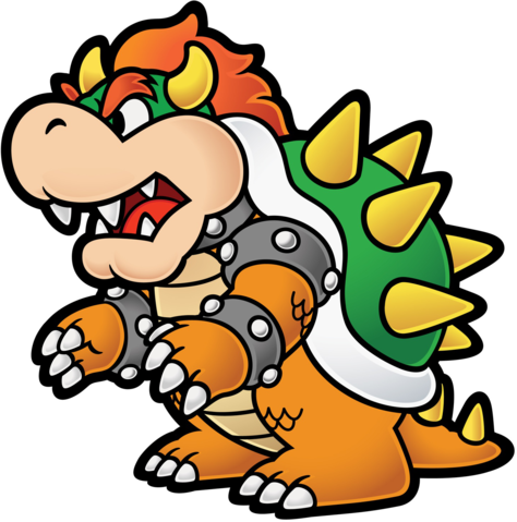 Bowser från Super Paper Mario