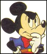 Topolino pensieroso