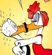 Mlle Duck baiser Donald