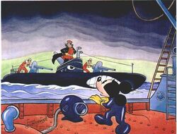 Quadro topolino e misterioso s