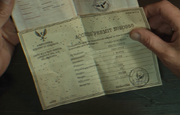 Access permit film