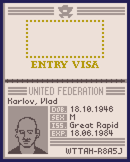 Личная карта papers please