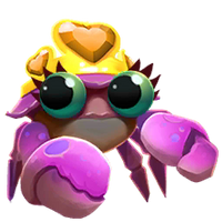 Portrait queen crab