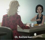 HamaAnswersKoizumiOnSeijiKisaragi'sBehalf
