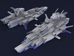 EotRS Aerial Battleship Musashi (Naval Mode)