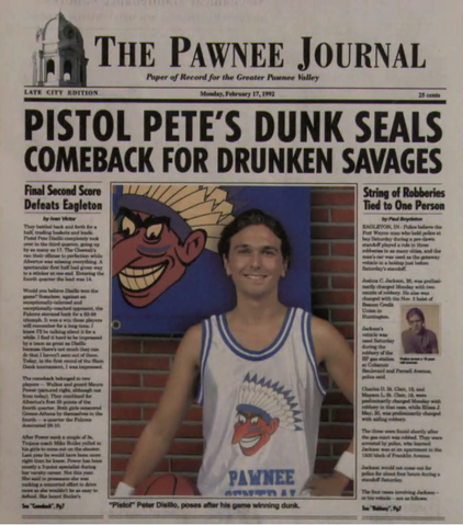 Image - Pistol Pete Article.png | Parks and Recreation Wiki | FANDOM