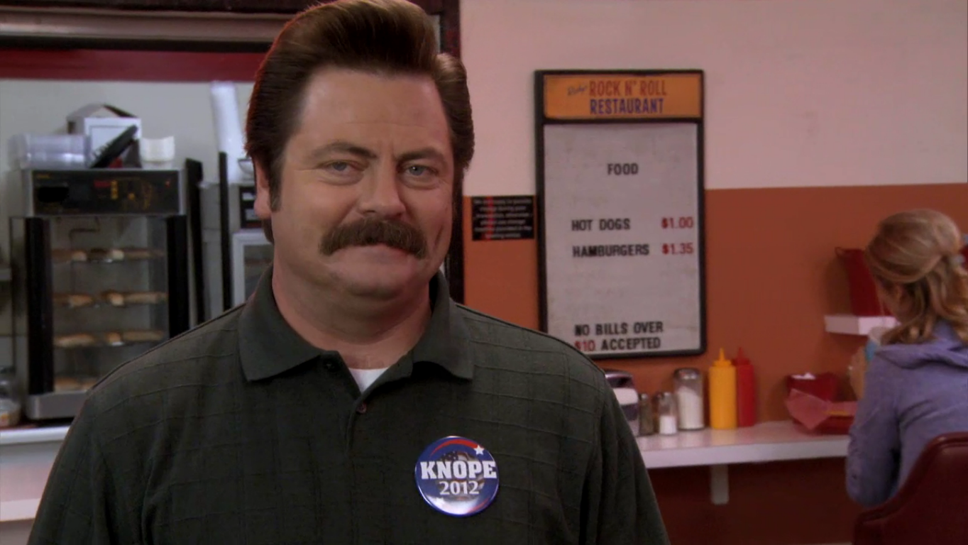 oh god ron parks and rec