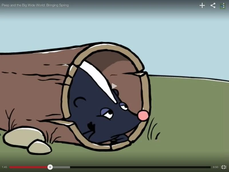 Skunk from Peep and the Big Wide World | The Parody Wiki | Fandom