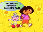 Dora and Boots' Adventure Around the World Logo