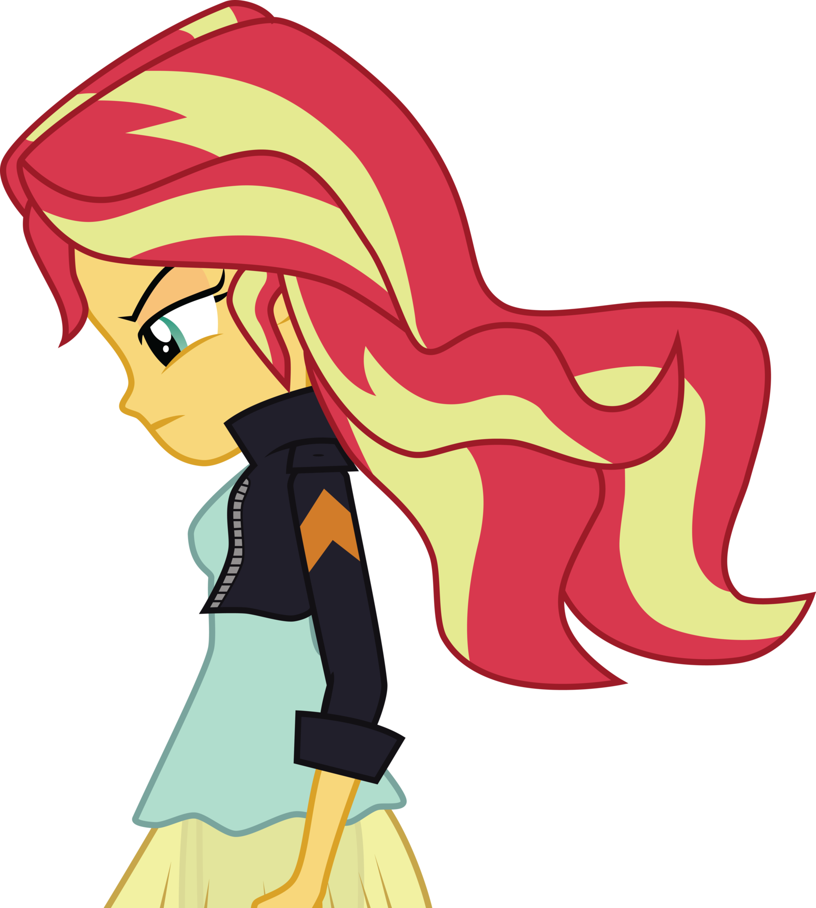 image sunset shimmer vector