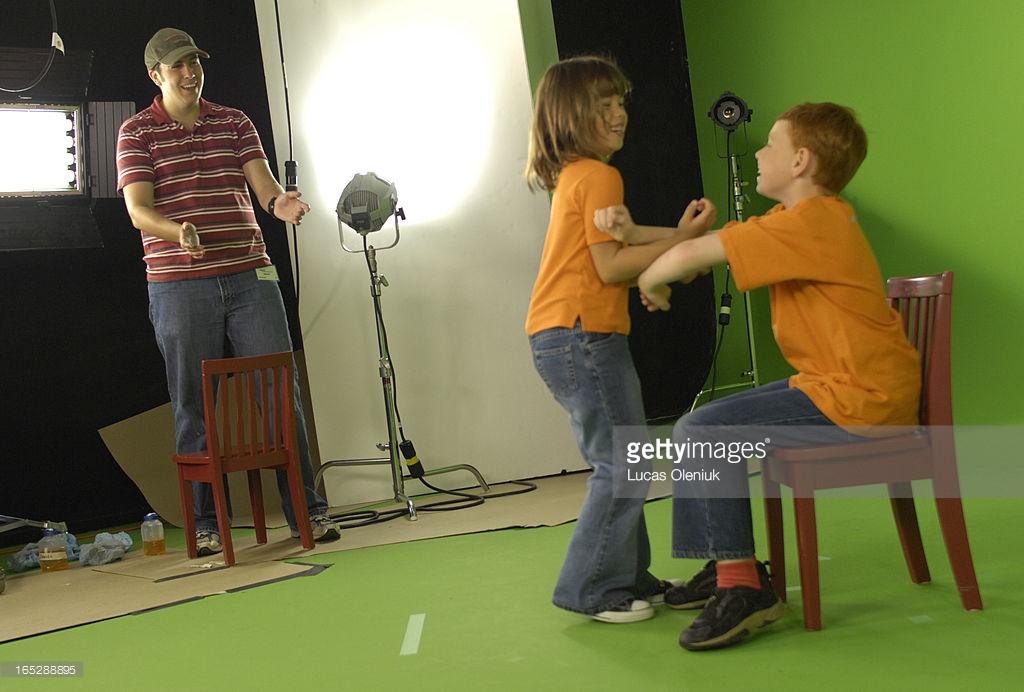 Image Producer, J.J Johnson has a laugh while Emily Yeung and Daniel