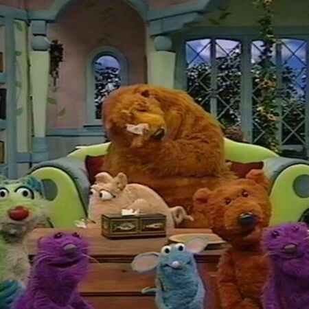 Bear And Doc Hogg Crying In Bear In The Big Blue House First Day Of Mouse School The Parody Wiki Fandom