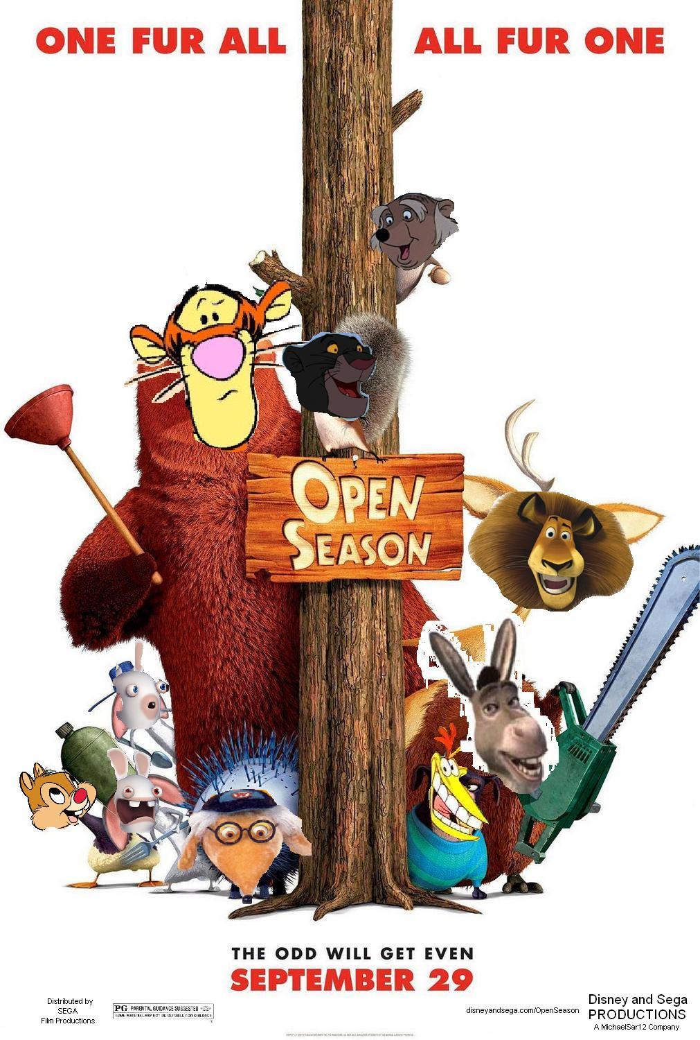Open Season Disney And Sega Style The Parody Wiki