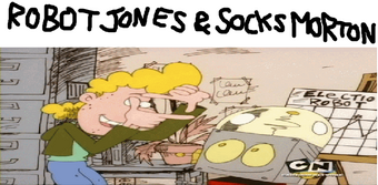 Robot Jones And Socks Morton Thethomasfan2015 Thelastdisneytoon And Toonmbia S Style The Parody Wiki Fandom