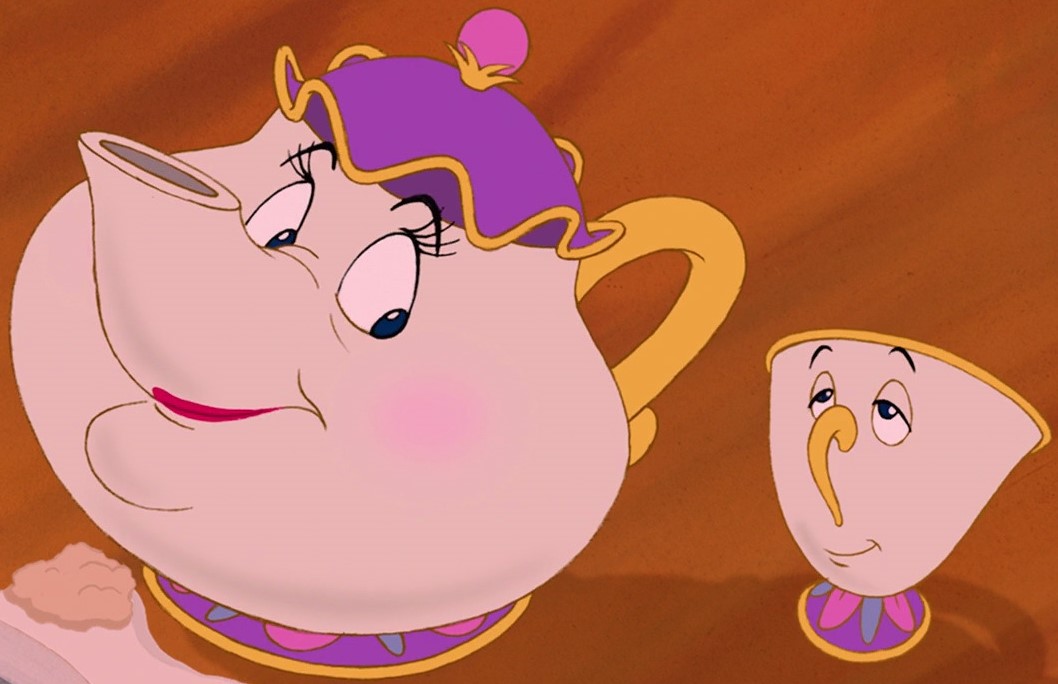 disney mrs potts and chip set