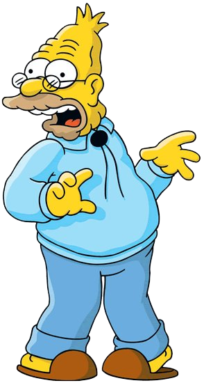 Abraham Simpson - shading