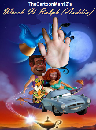 Wreck it ralph aladdin poster