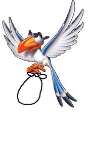Zazu has a present.