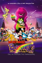 Mickey Mouse and Barney's Great Adventure The Movie (1998) Poster