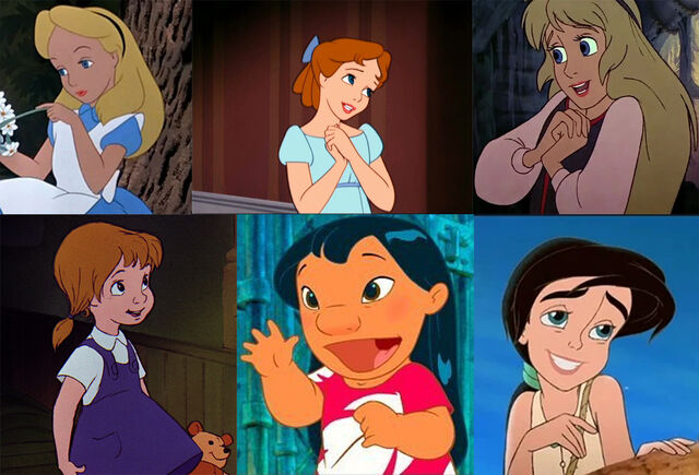 Image - Alice, Wendy, Princess Eilonwy, Penny, Lilo and Melody (My