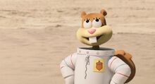 Sandy cheeks is cgi