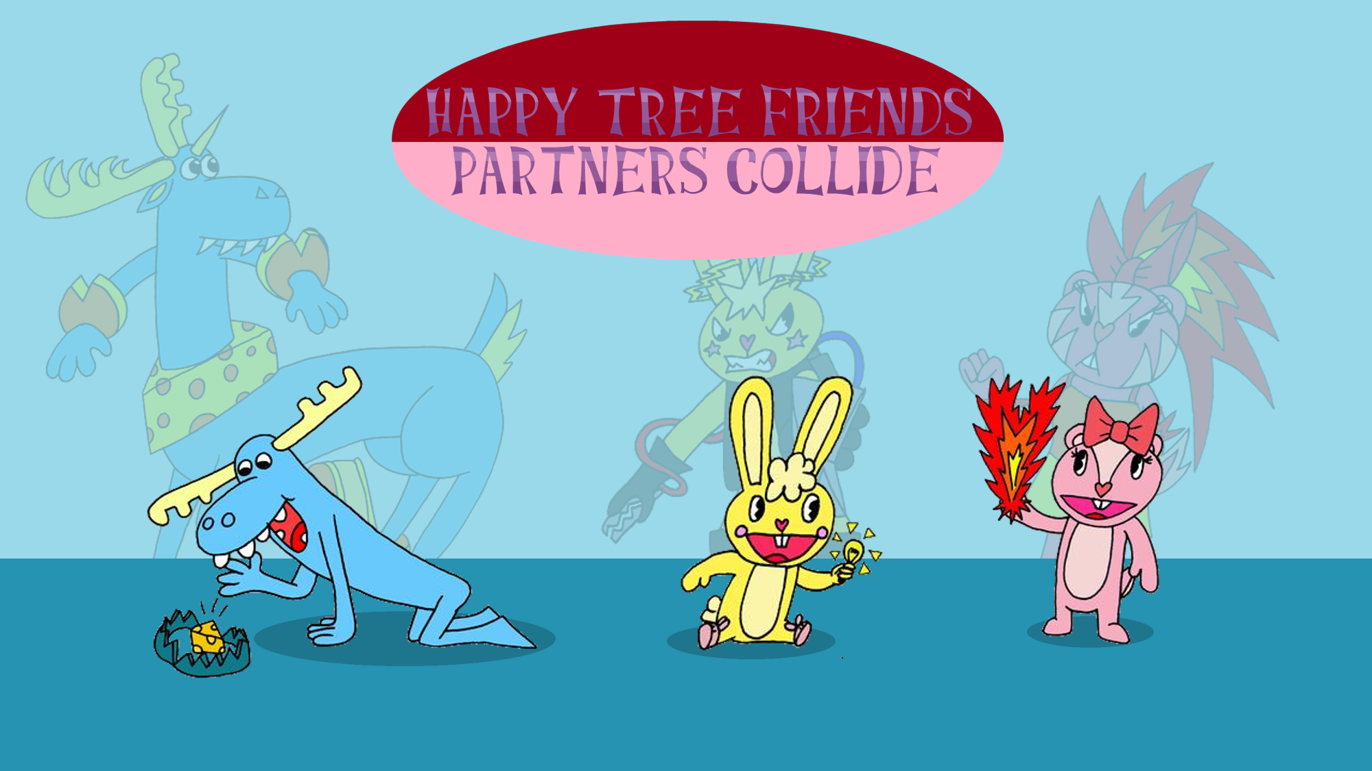 happy tree friends partners collide htf partners collide wiki
